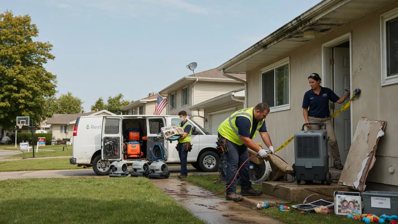 Water Damage Restoration in Niota, IL near me